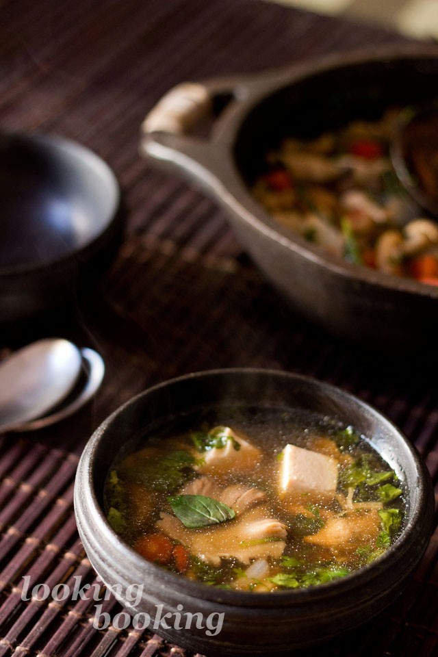 Рецепт вегетарианского супа с тофу